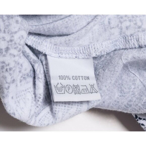 Balla Valentina Womens Small Floral Button Up Shirt Blue - Picture 5 of 5